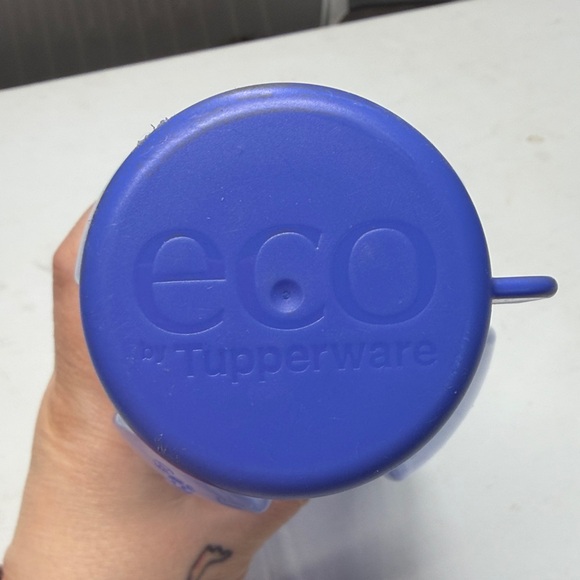 Tupperware Translucent Blue Bottle - Picture 2 of 4